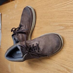 Duluth Trading Co Men 12 M Brown Leather Lace Up Dress Casual Shoes